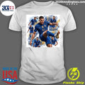 Kylian Mbappé France National Team Soccer Legend Collage Graphic Shirt