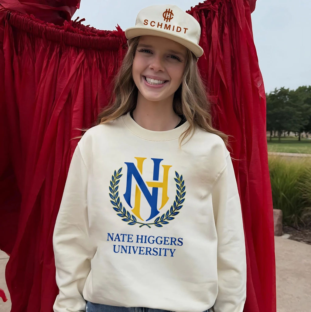 Nate Higgers University Logo Shirt