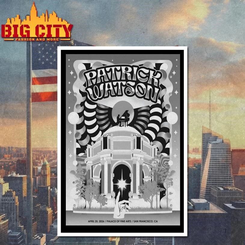 Patrick Watson April 25 2026 Palace Of Fine Arts San Francisco CA Poster Shirt