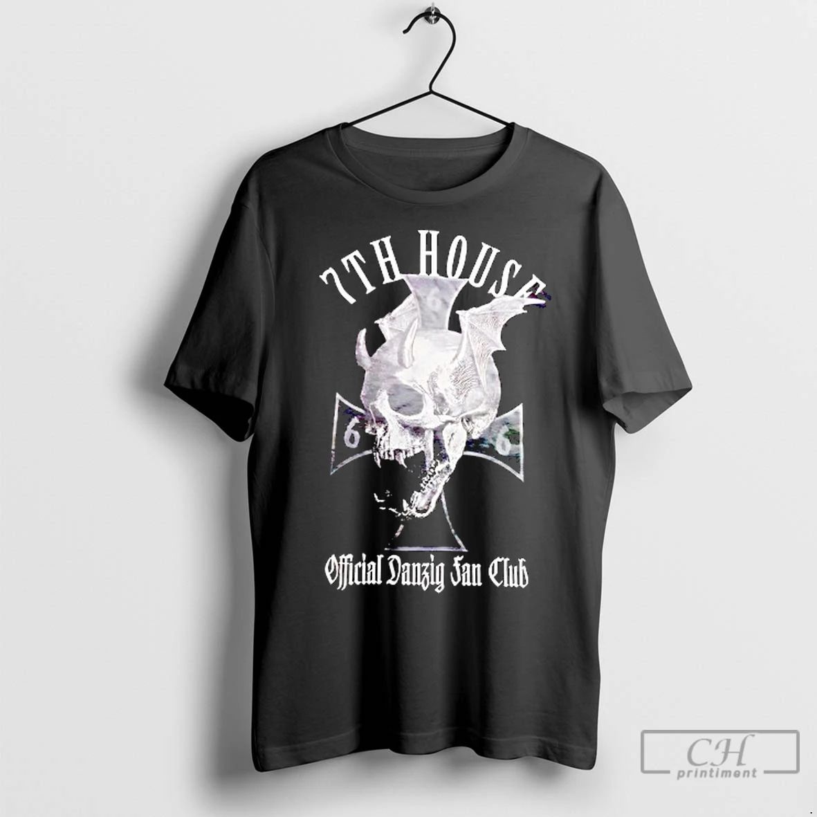 Classic Skull 7th House Danzig Fan Club