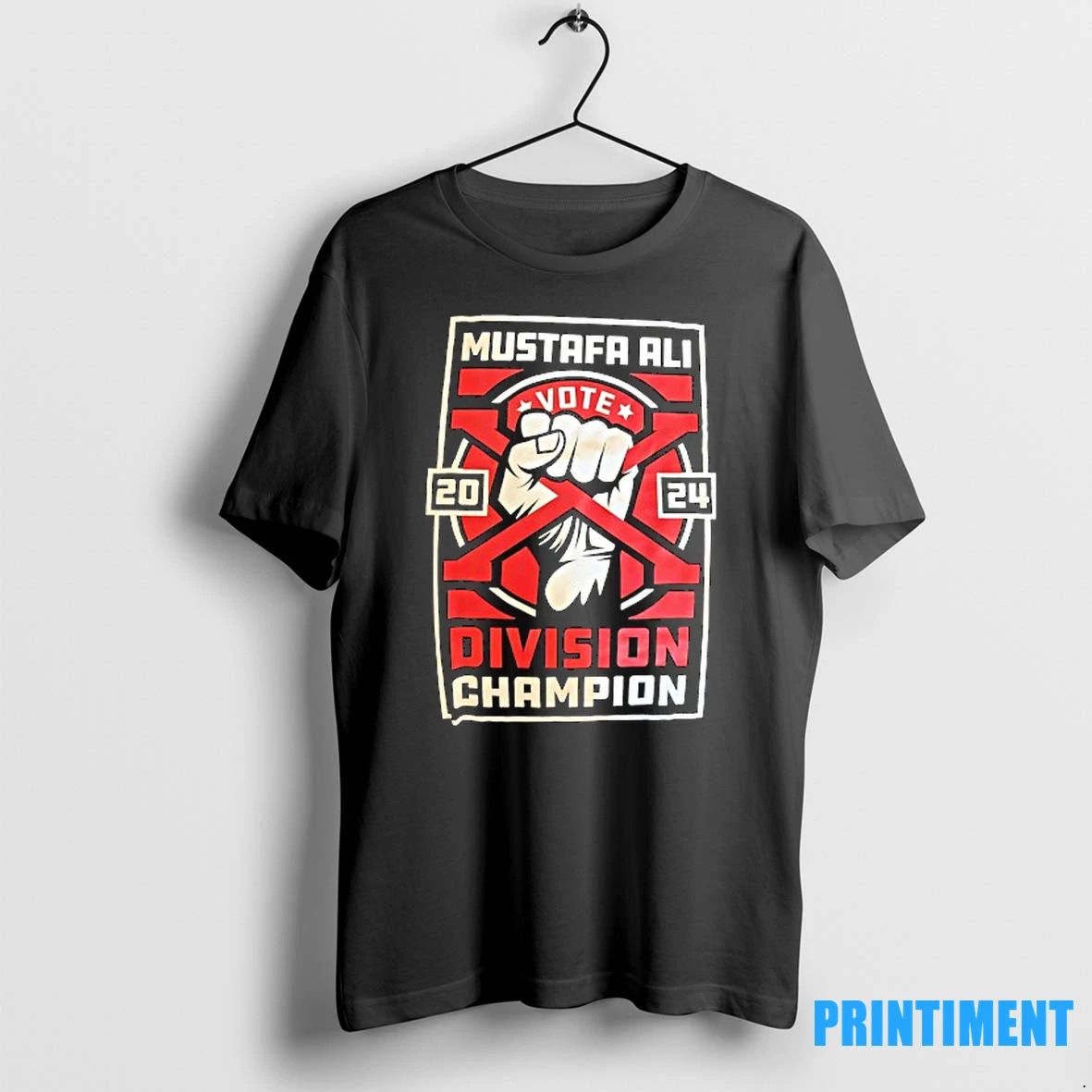 Mustafa Ali Vote 2024 Division Champion Tshirts Sweater