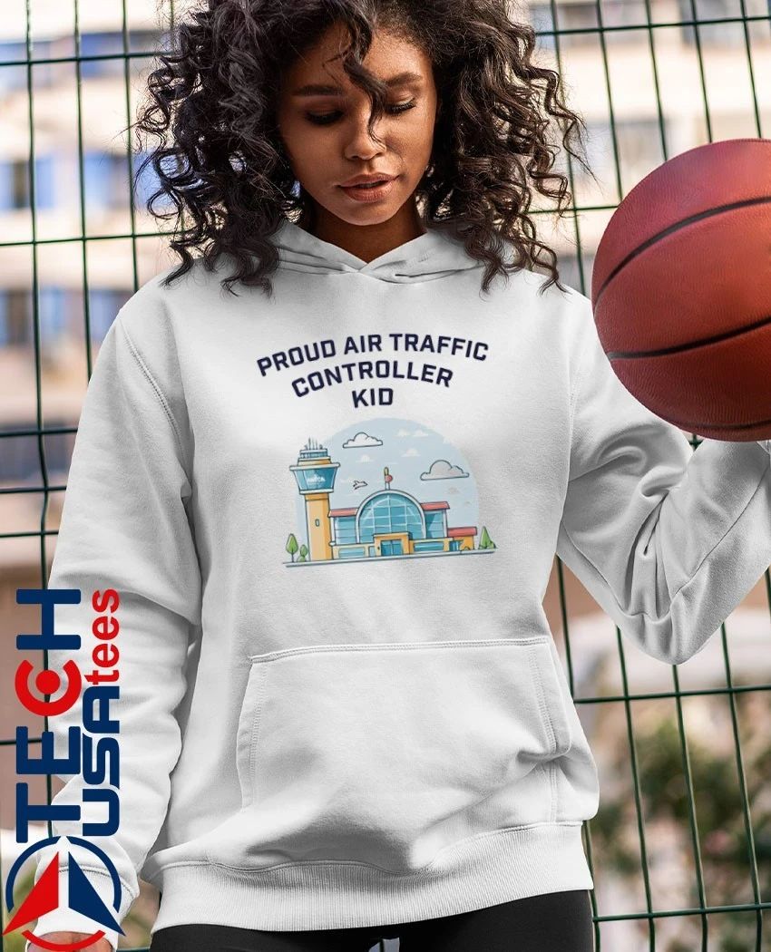 Proud air traffic controller kid shirt