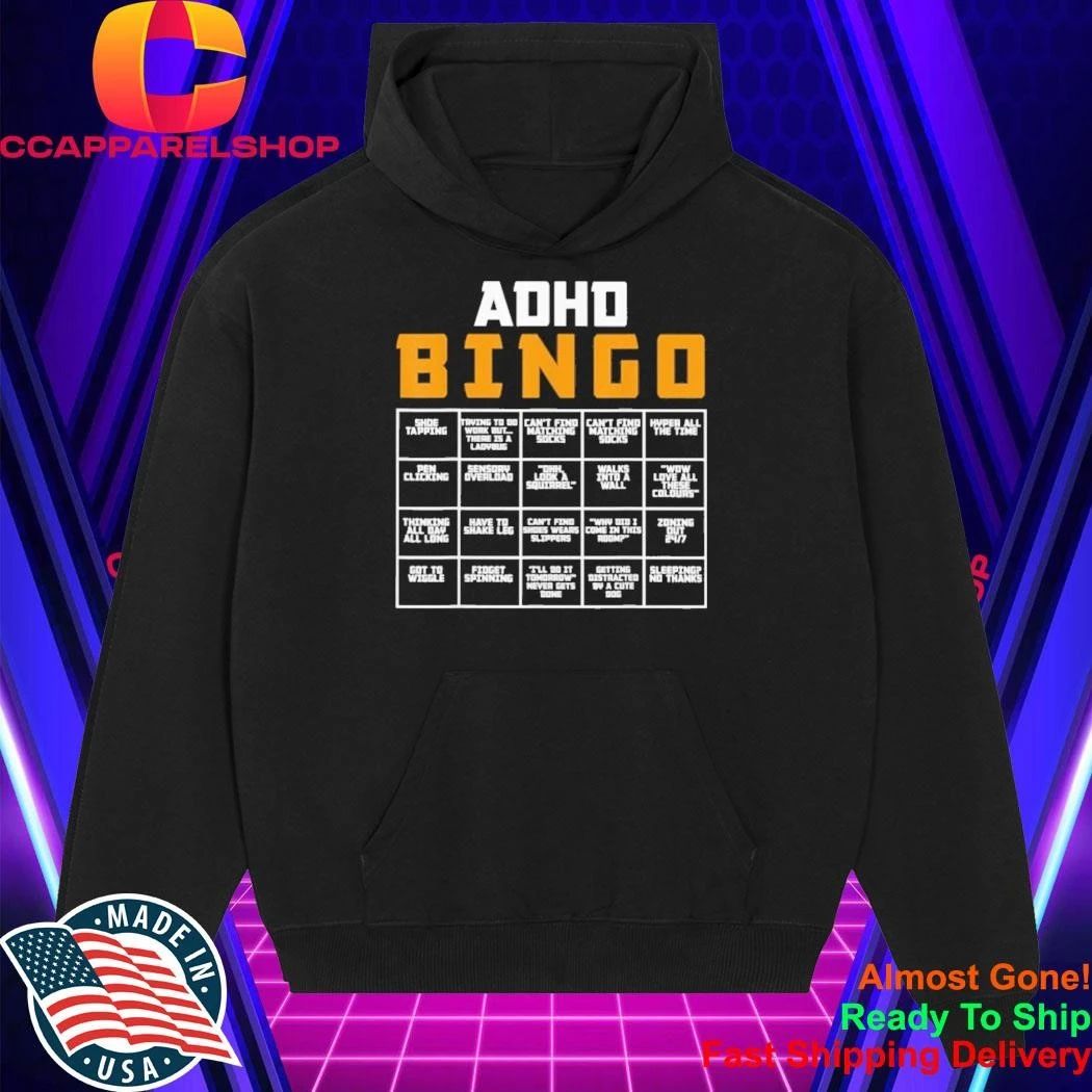 World Mental Health Awareness Day ADHD Bingo Shirt