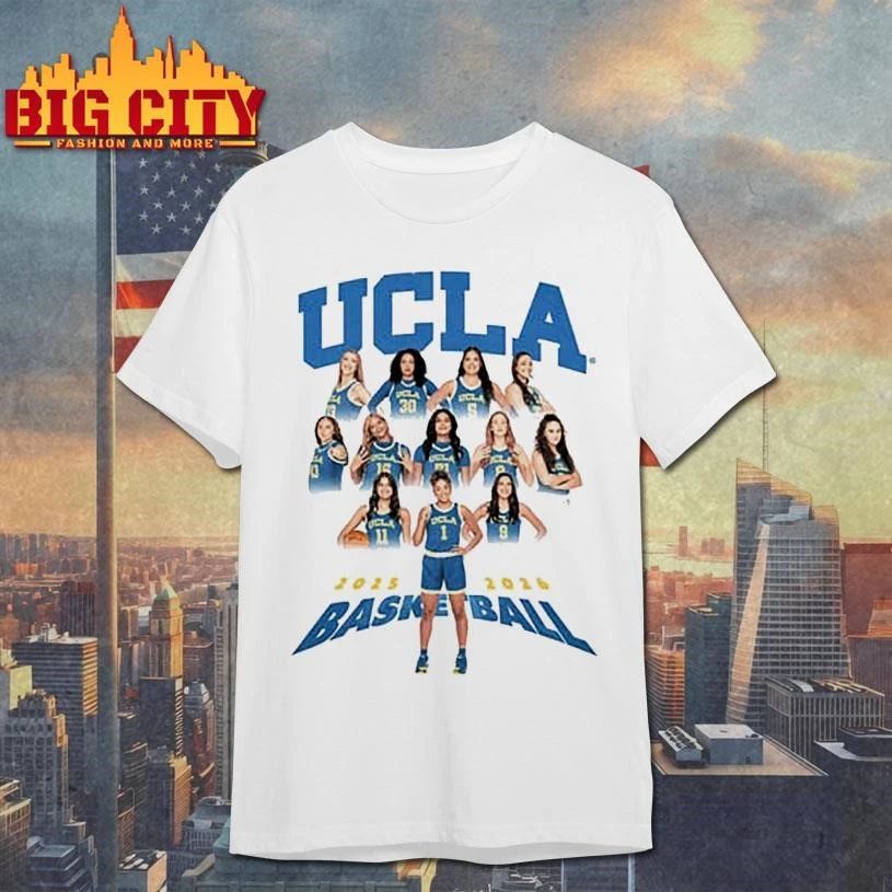 UCLA Bruins Youth White NIL 2025-2026 Team Fashion Player Graphic Shirt
