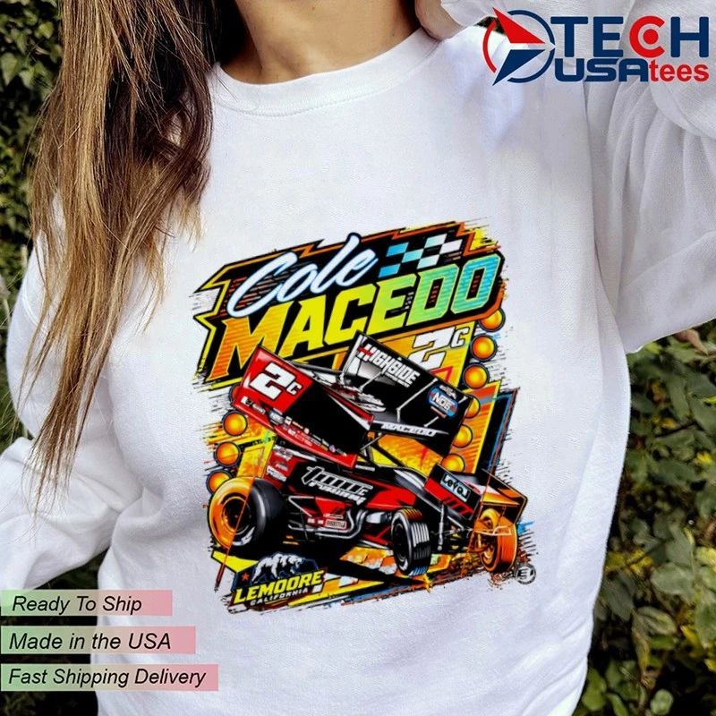 Cole Macedo 2C Lemdore California Racing shirt