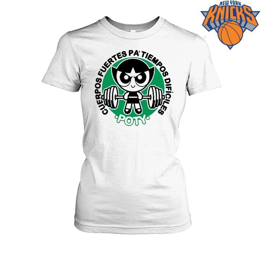 Cuerpos Fuertes Pa Tiempos Dificiles Cute Girl Weightlifting Gym Workout Shirt