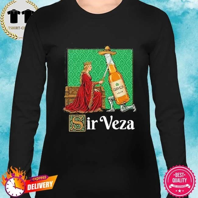 Sir Veza Cerueza Beer Mexican Sombrero T Shirt
