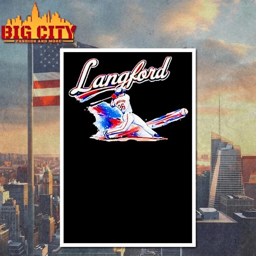 Wyatt Langford Texas Rangers slugger swing T Shirt