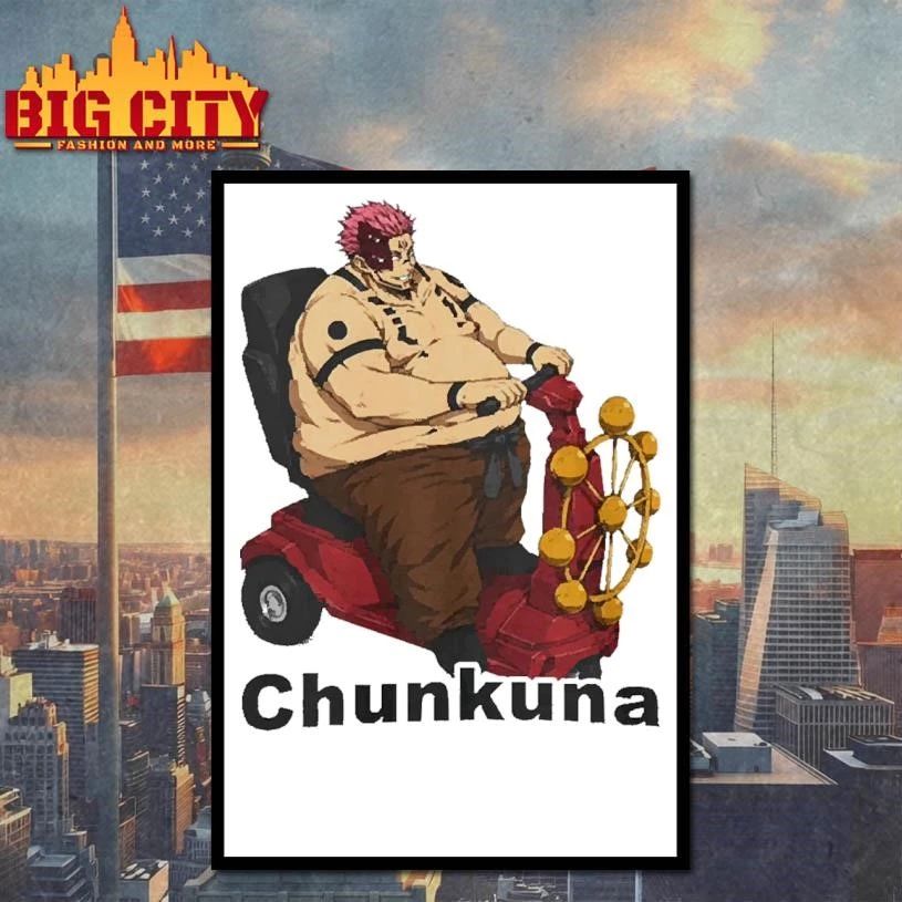 Chunkuna Fat Sukuna Mobility Scooter Funny Anime Meme shirt