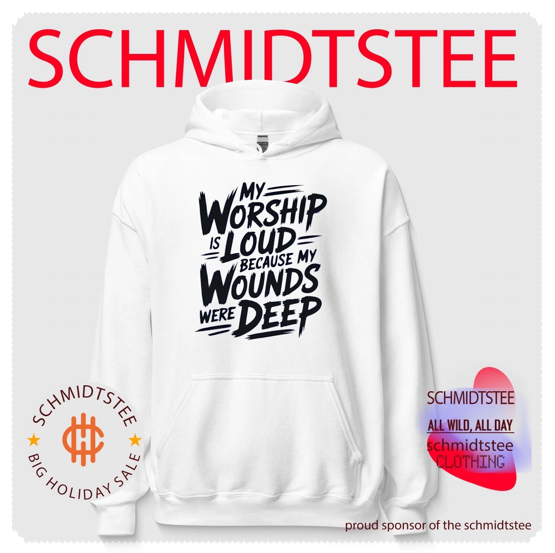 My worship is loud because my wounds were deep shirt