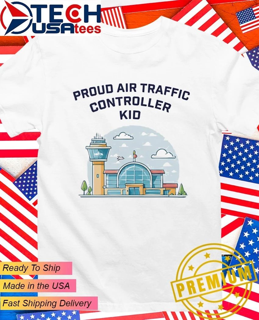 Proud air traffic controller kid shirt