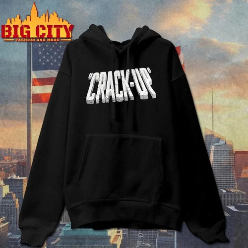 3D Crack Up Cracked Stone Comic Text Streetwear Shirt
