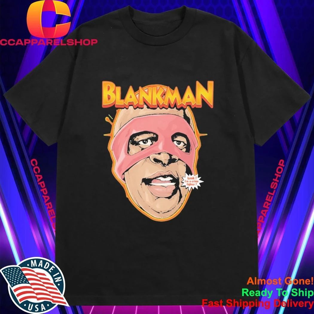 Blankman Crime Fighter Mask Shirt