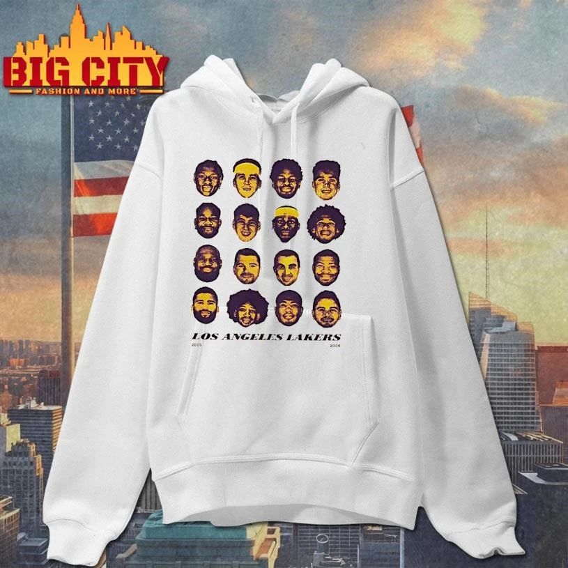 Face All Team Los Angeles Lakers Basketball Nba Graphic Vintage Shirts