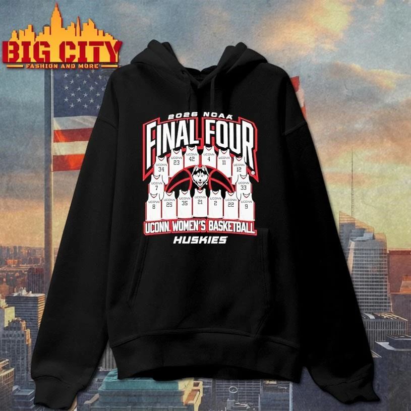 Uconn Huskies Women’s Basketball Final Four 2026 College Shirt