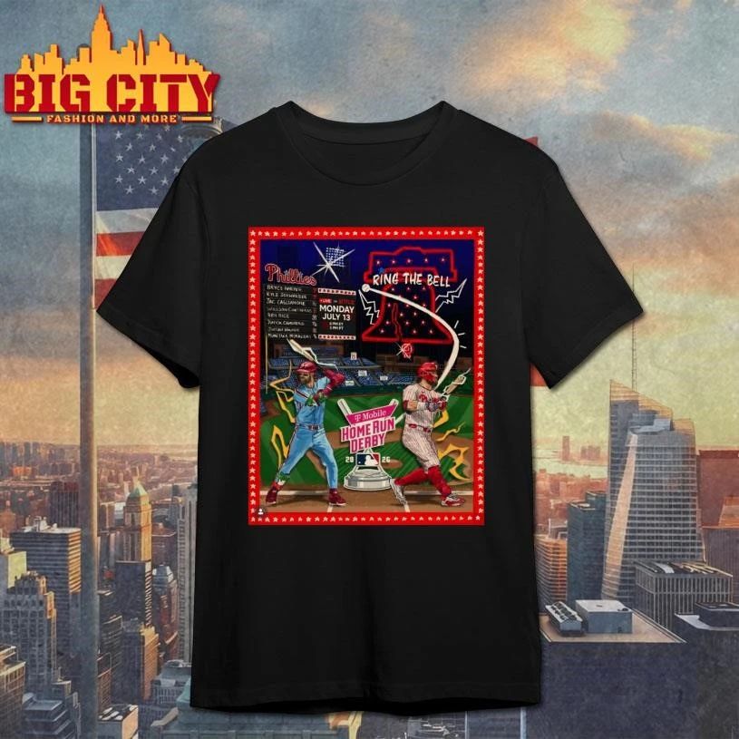 Phillies Ring The Bell MLB Home Run Derby July 13 Baseball Shirt