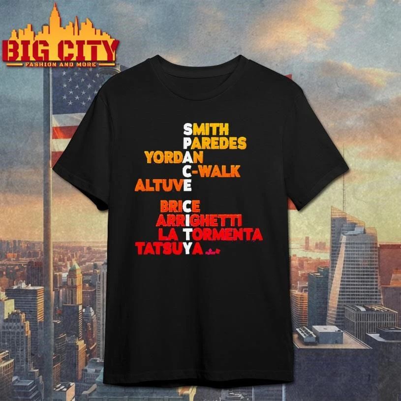 al Houston Baseball Space City Names 2026 T-Shirt