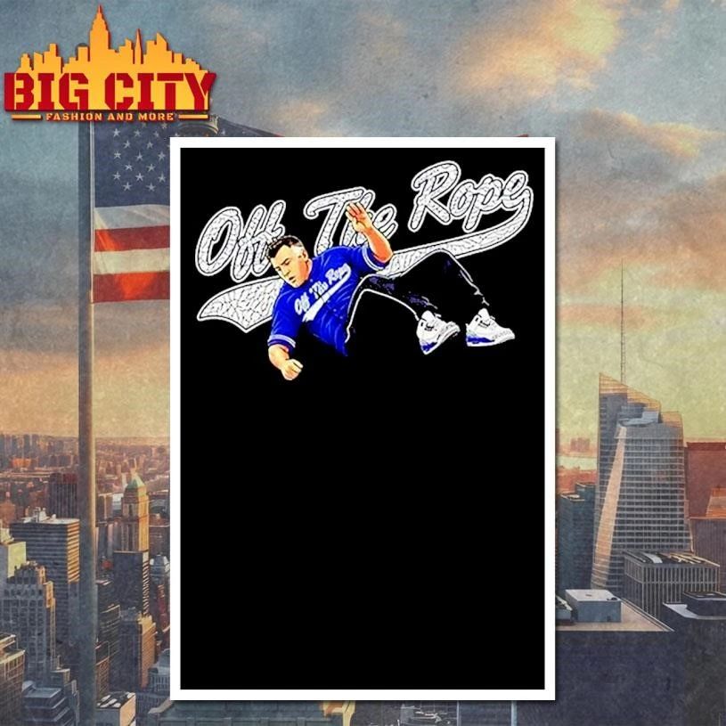 OTR off the rope person falling backward shirt