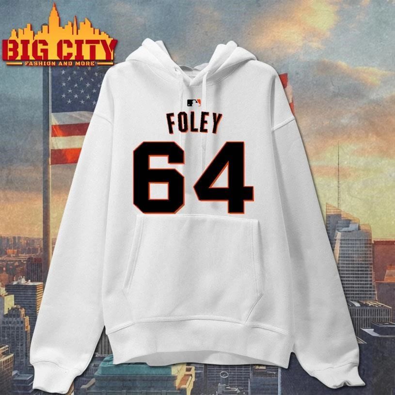 Jason Foley 64 Detroit Tigers Baseball Jersey Number Shirt