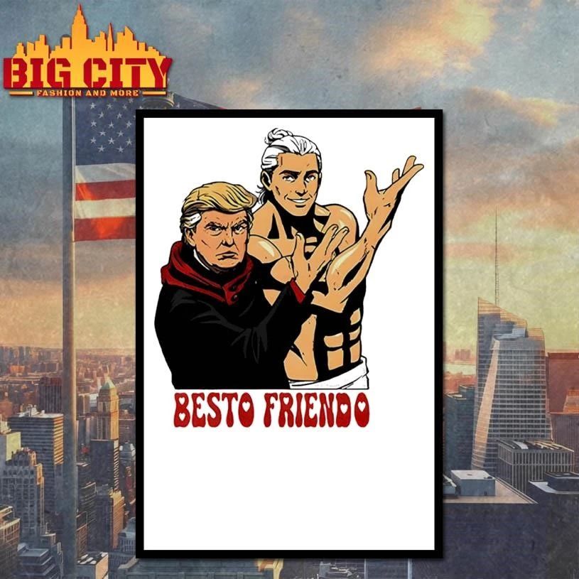 Besto Friendo Trump Epstein Inspired Jujustsu Kaisen Meme shirt