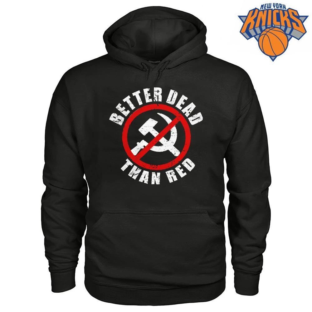 Better Dead Than Red Anti Communist Political Vintage Distressed Graphic Shirt