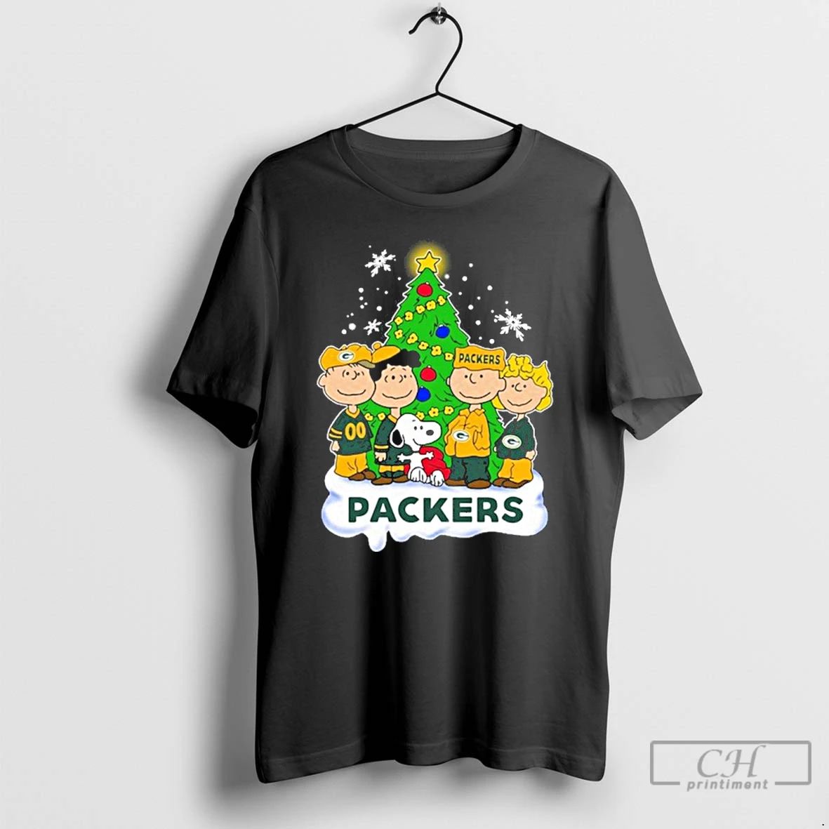 Classic Green Bay Packers X The Peanuts Merry Christmas T Shirts