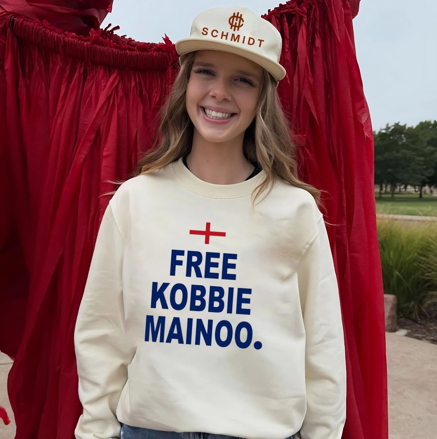 Free Kobbie Mainoo England National Football Team shirt