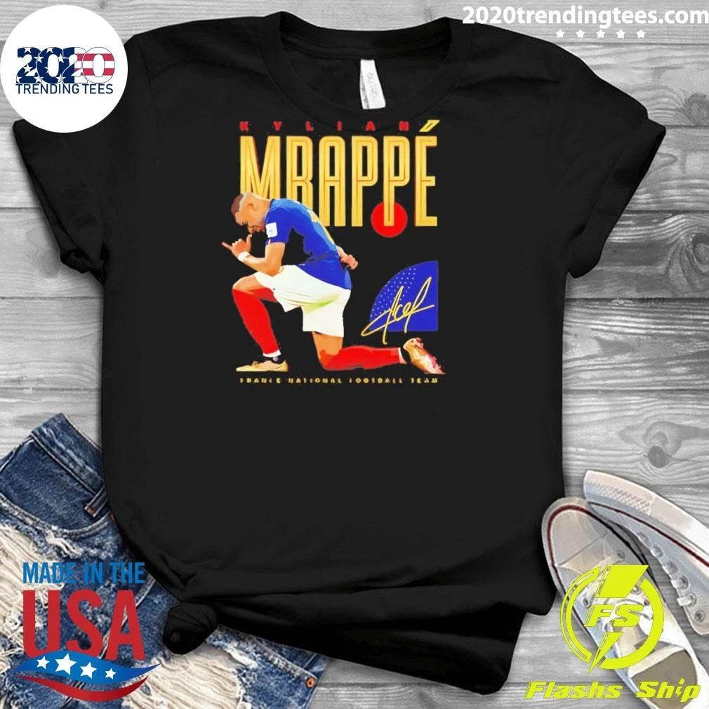 Kylian Mbappe World Cup 2026 France National Football Team Signature Shirt