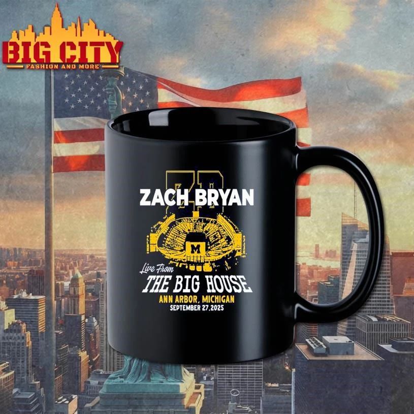 Zach Bryan Go Blue Hoodie The Big House Shirt