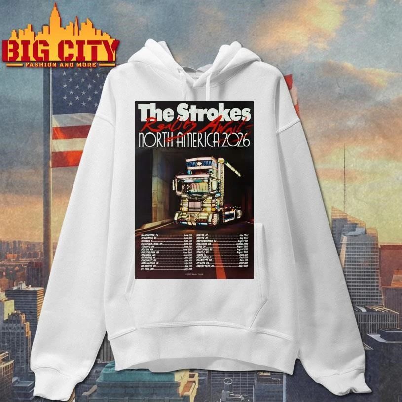 The Strokes North America 2026 Tour Poster Shirt