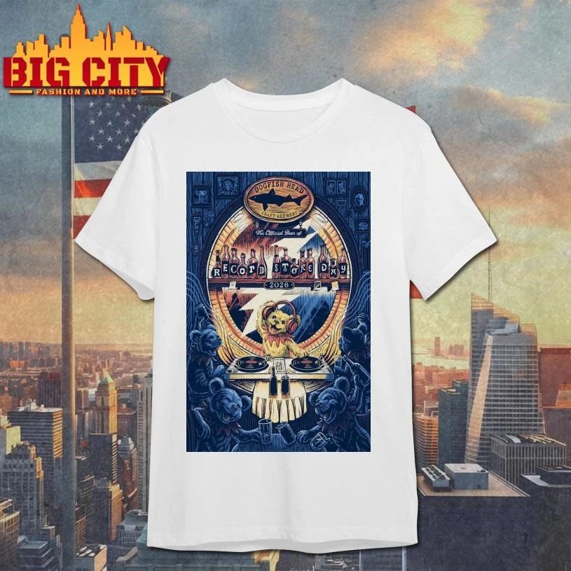 Dogfish Head and Grateful Dead 2026 Record Store Day Poster Shirt