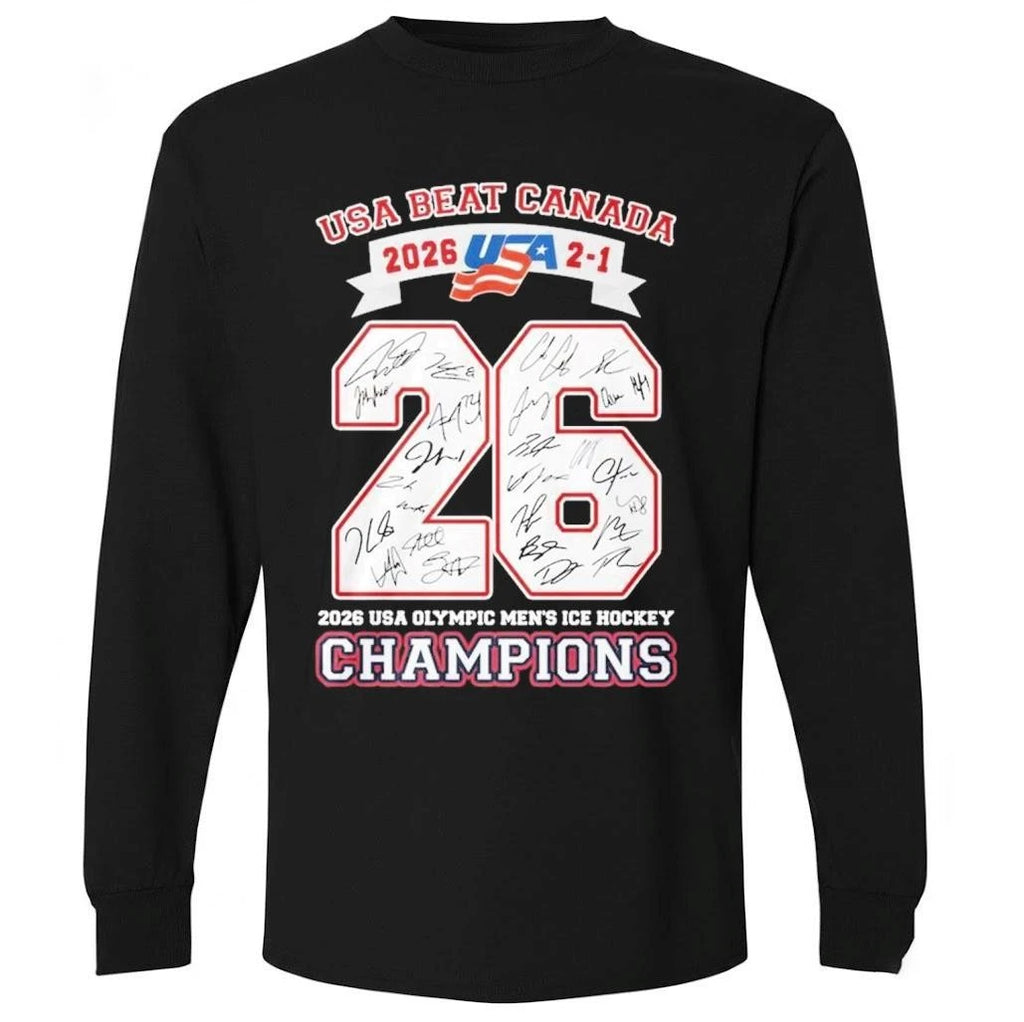 USA Beat Canada 2026 2-1 Champions Shirt