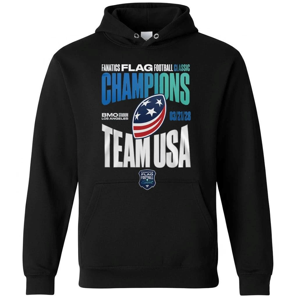 USA Football 2026 Fanatics Flag Football Classic Champions For Fan Shirt