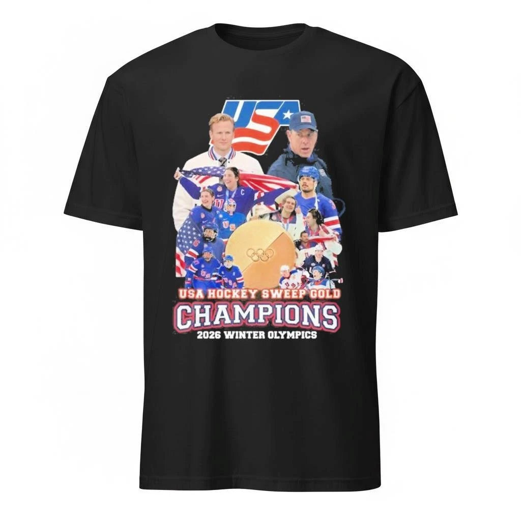 USA Hockey Sweep Gold Champions 2026 Winter Olympics Shirt