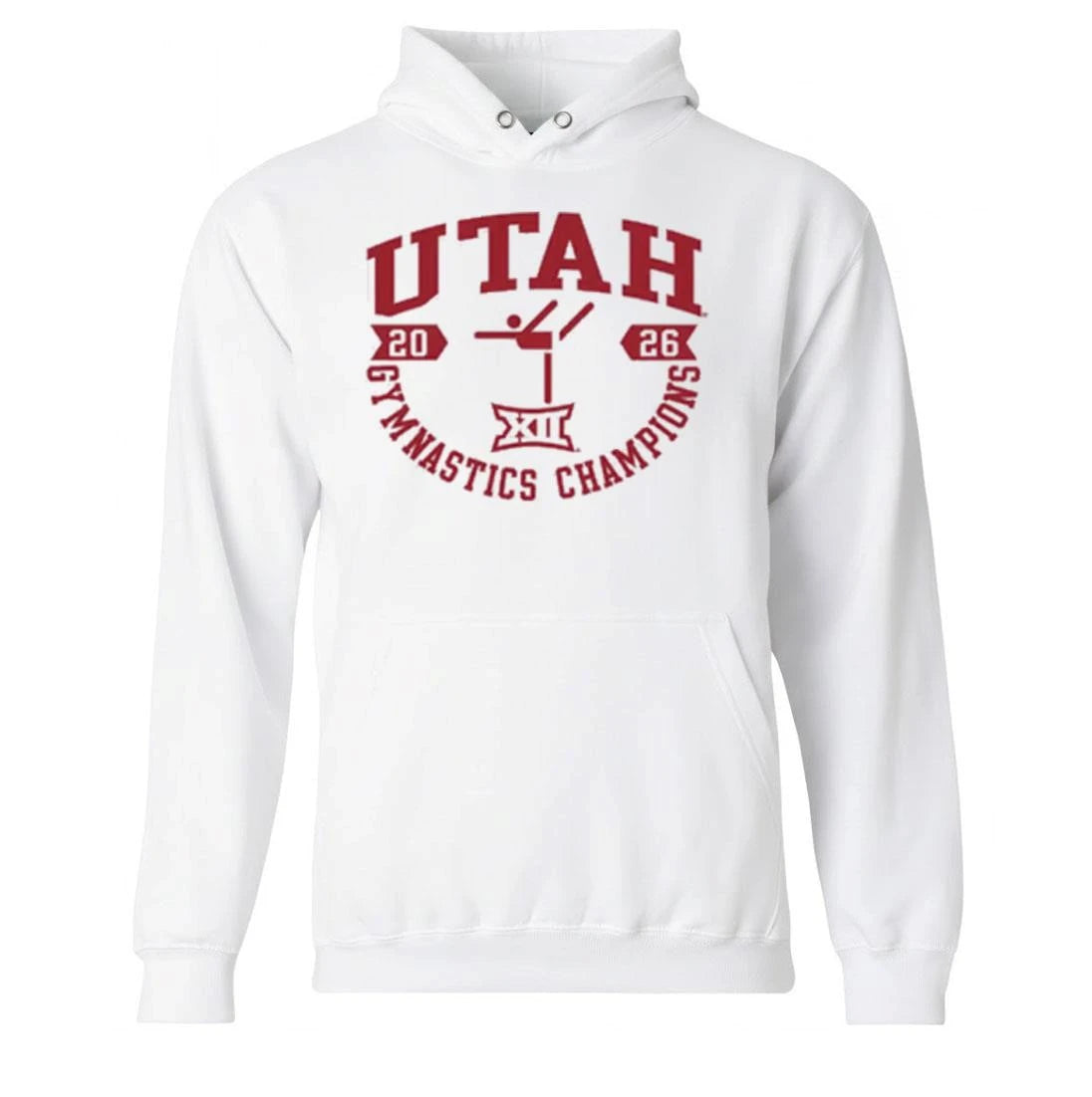 Utah Utes White Summit Sportswear Big 12 2026 Gymnastics Champions Shirt