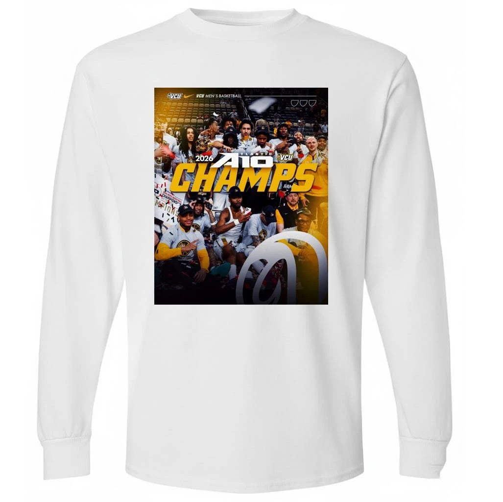 VCU Rams Men’s Basketball 2026 Atlantic 10 Tournament Champions Poster Shirt