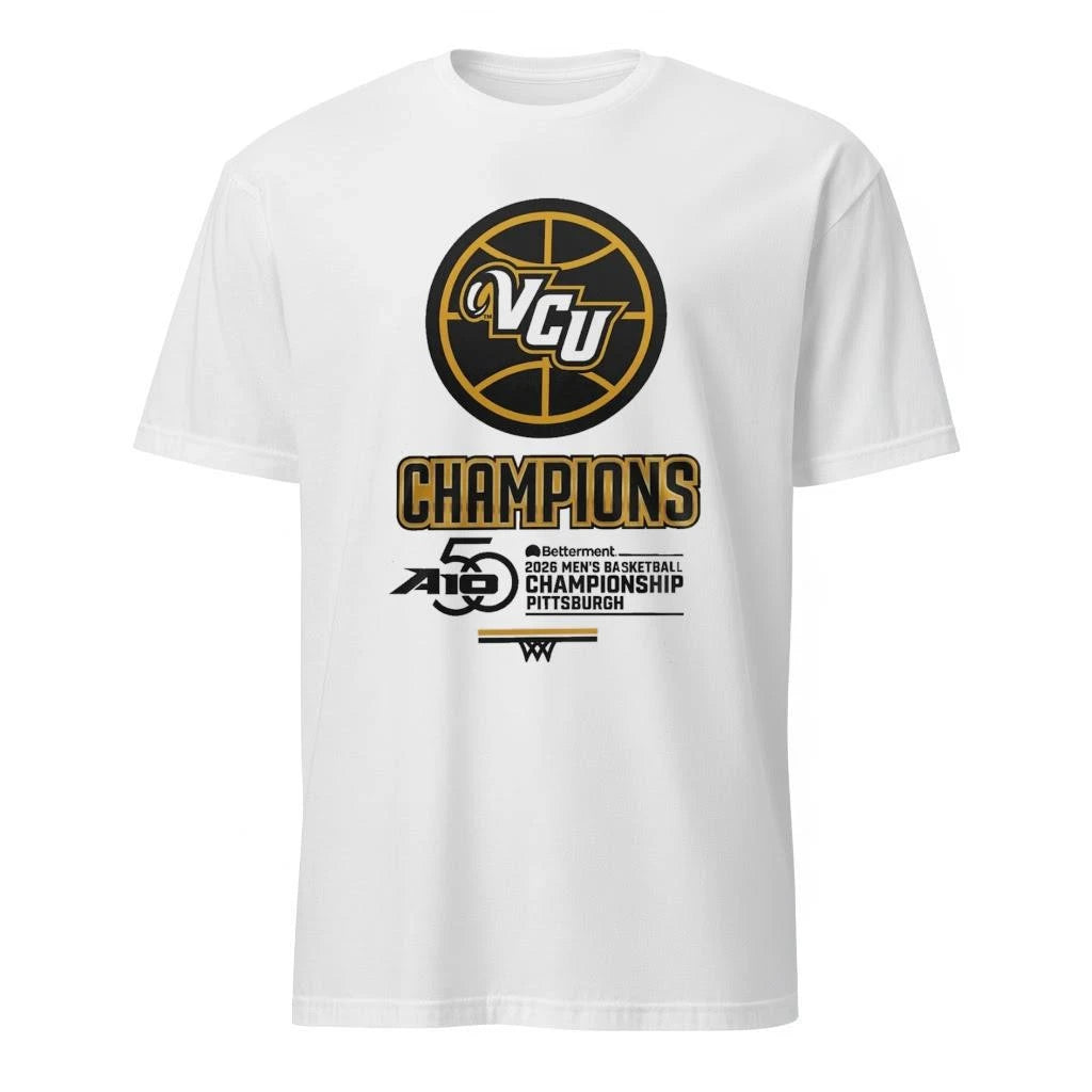 VCU Rams Men’s Basketball 50 Year A-10 Champions 2026 Shirt