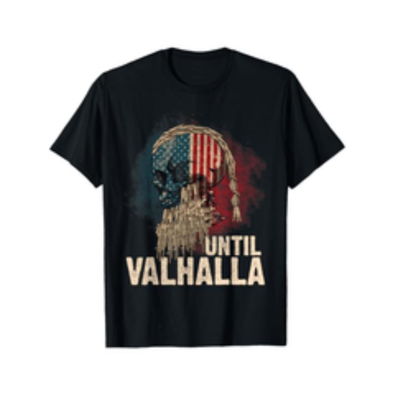 viking us flag vintage shirt til   t shirt black Hoodie, Sweatshirt | HypeDripTees.com