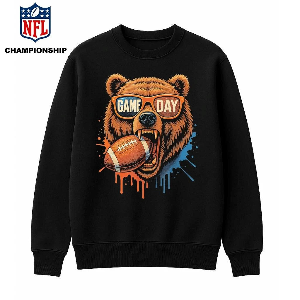 Vintage Retro Bear Game Day Shirt