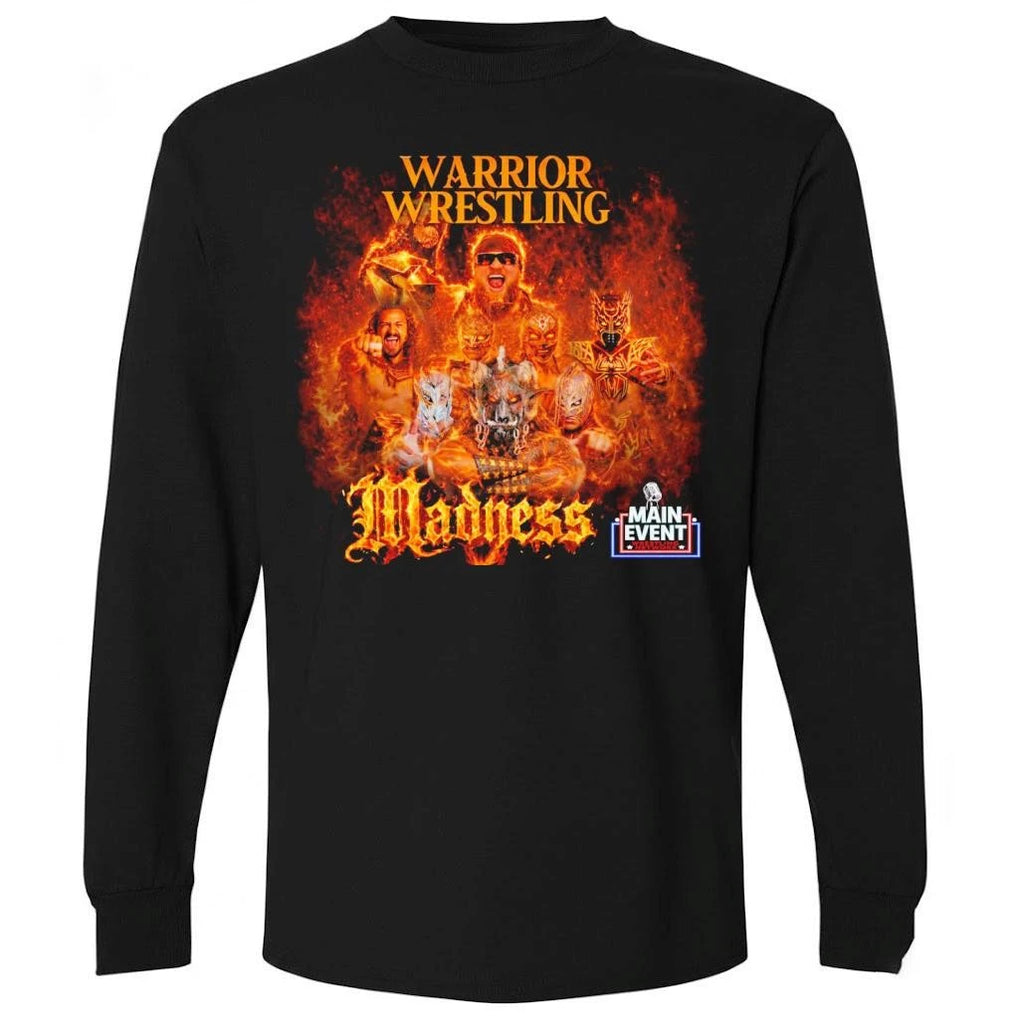 Warrior Wrestling Madness Main Event Wrestling Network Shirt