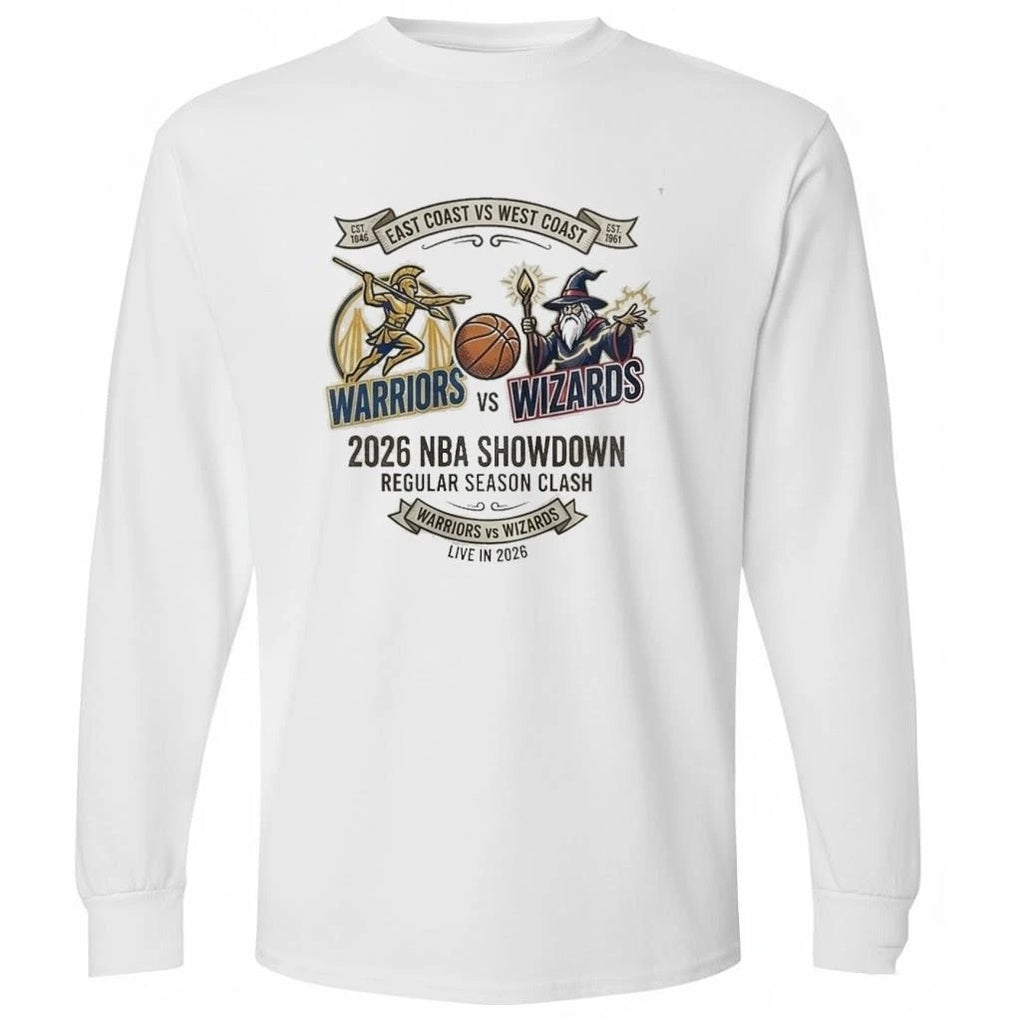 warriors vs wizards nba 2026 Shirt