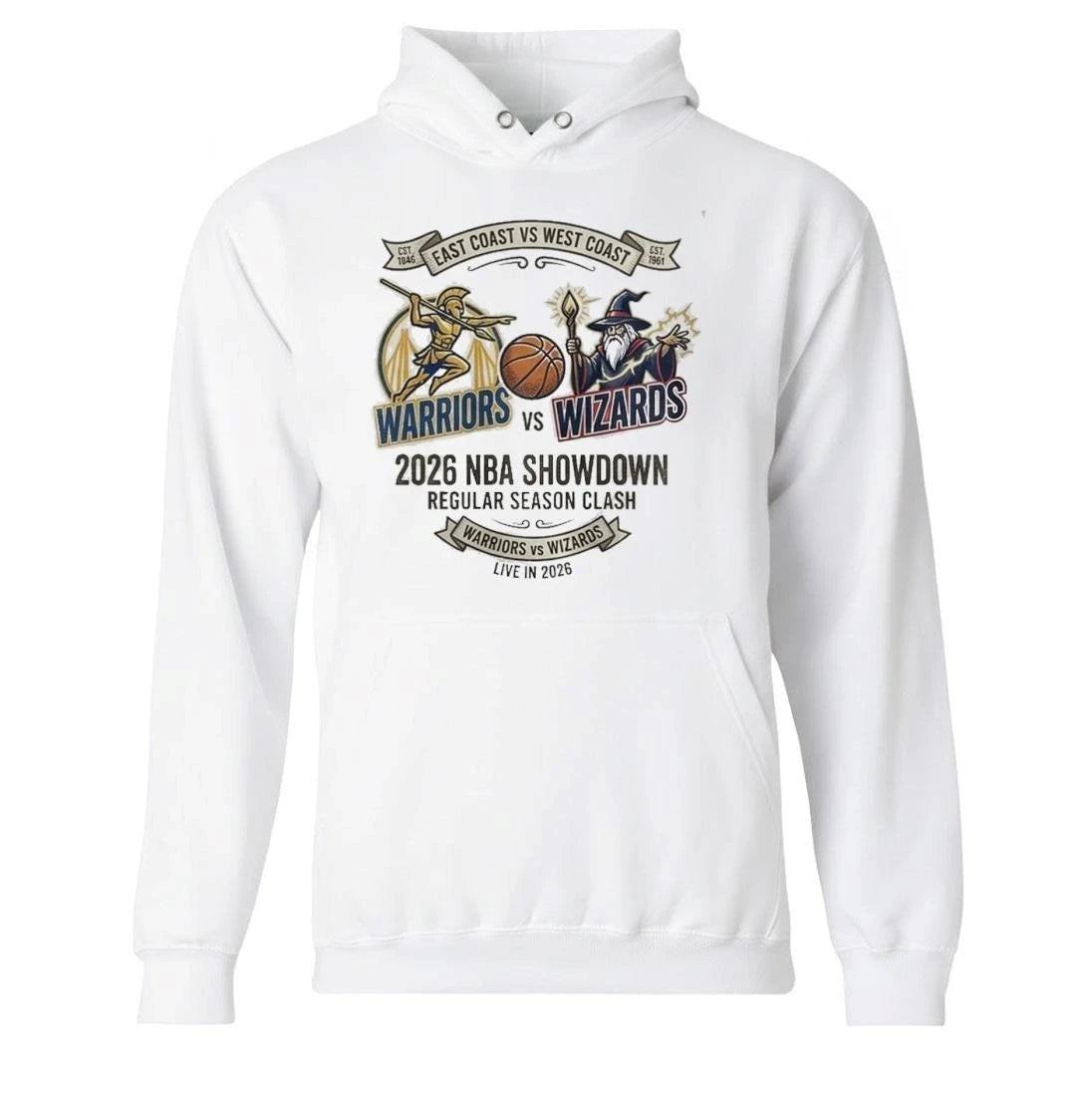 warriors vs wizards nba 2026 Shirt