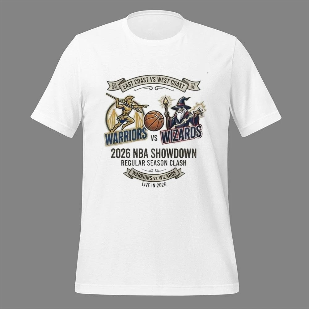 warriors vs wizards nba 2026 Shirt