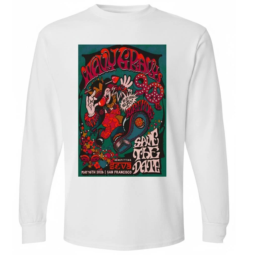 Wavy Gravy’s 90th Birthday San Francisco CA 5.16.2026 Poster Shirt