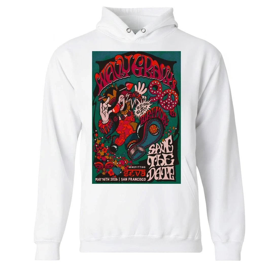 Wavy Gravy’s 90th Birthday San Francisco CA 5.16.2026 Poster Shirt