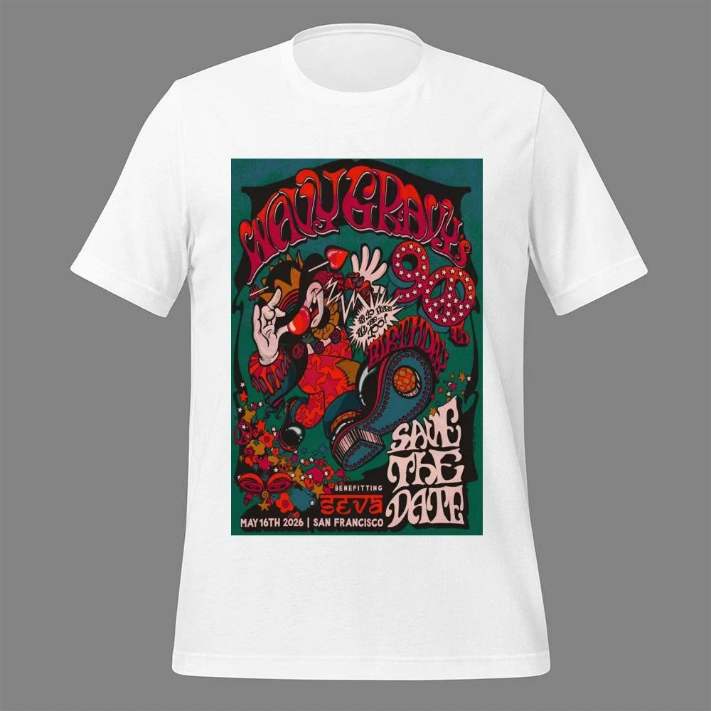Wavy Gravy’s 90th Birthday San Francisco CA 5.16.2026 Poster Shirt