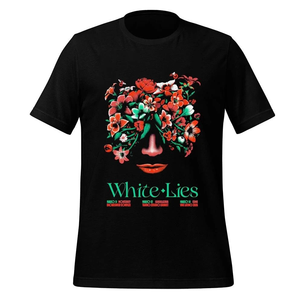 White Lies Guadalajara MX Mar 12 2026 Poster Shirt
