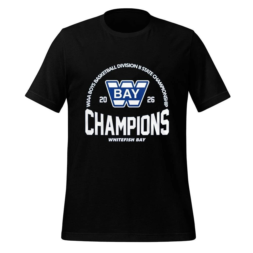 Whitefish Bay WIAA Boys Basketball Division II State Champions 2026 Shirt