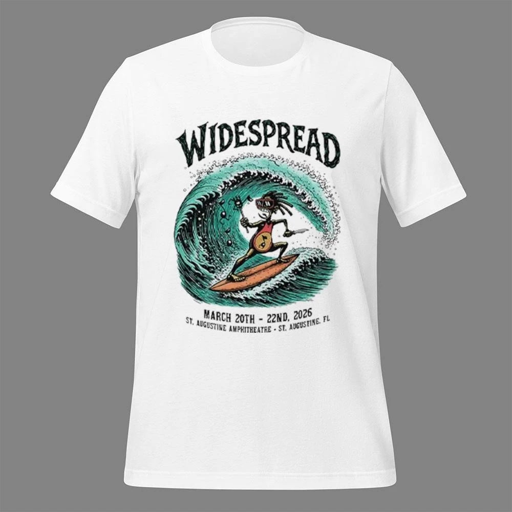 Widespread March 20th-22nd 2026 St Augustine Amphitheatre Shirt