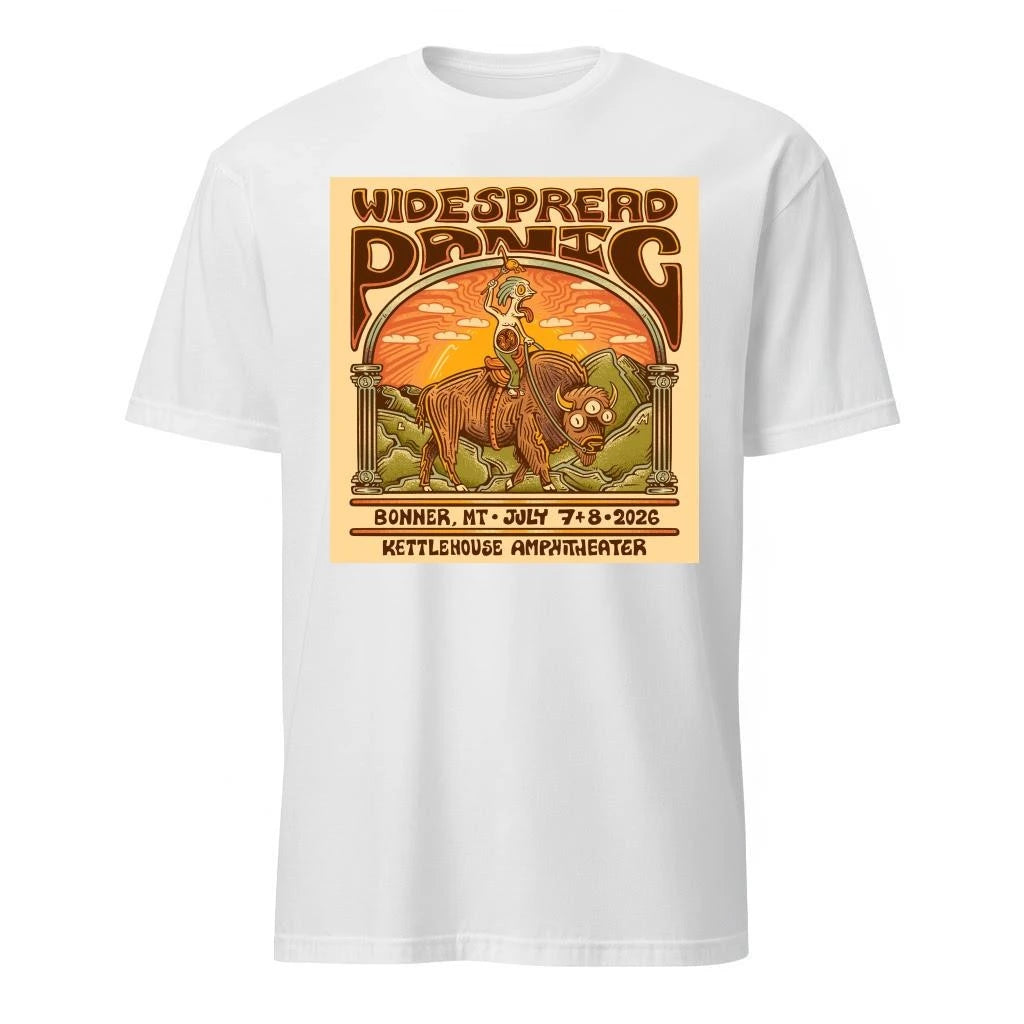 Widespread Panic Tour Bonner MT On Jul 7-8 2026 Poster Shirt